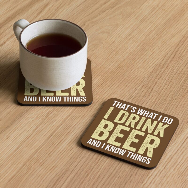 Funny  Cork-back coaster