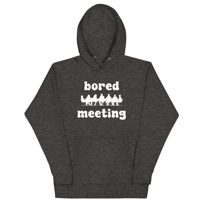 Unisex Hoodie "Bored meeting" - Image 2