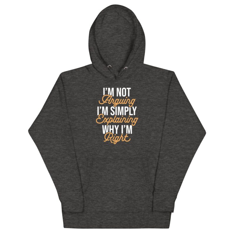 Unisex Hoodie "I'm not arguing" - Image 2