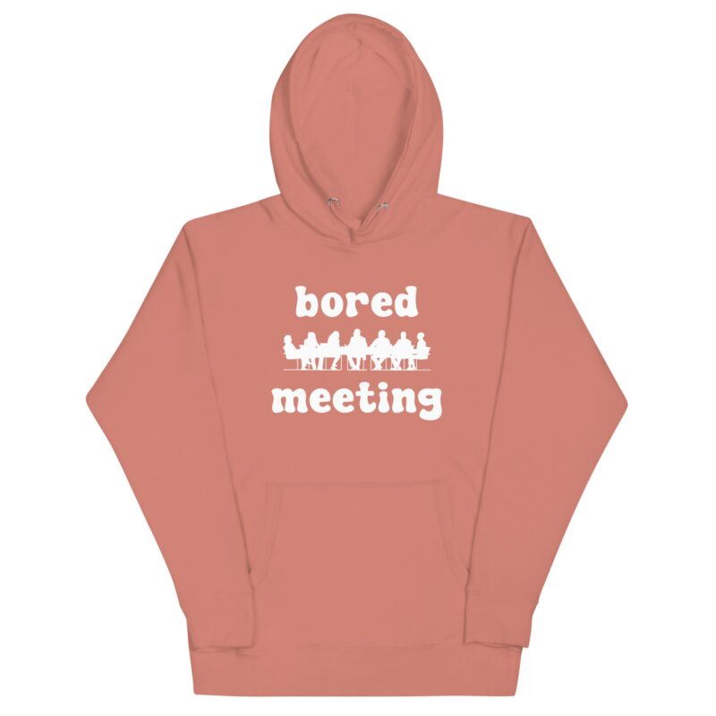 Unisex Hoodie "Bored meeting" - Image 4