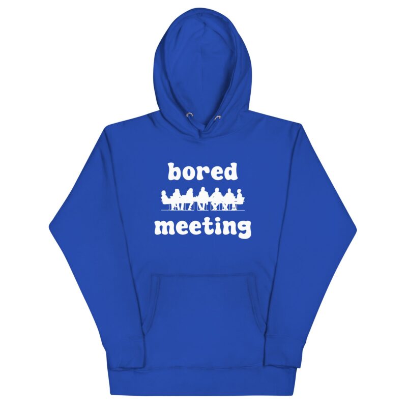 Unisex Hoodie "Bored meeting" - Image 3