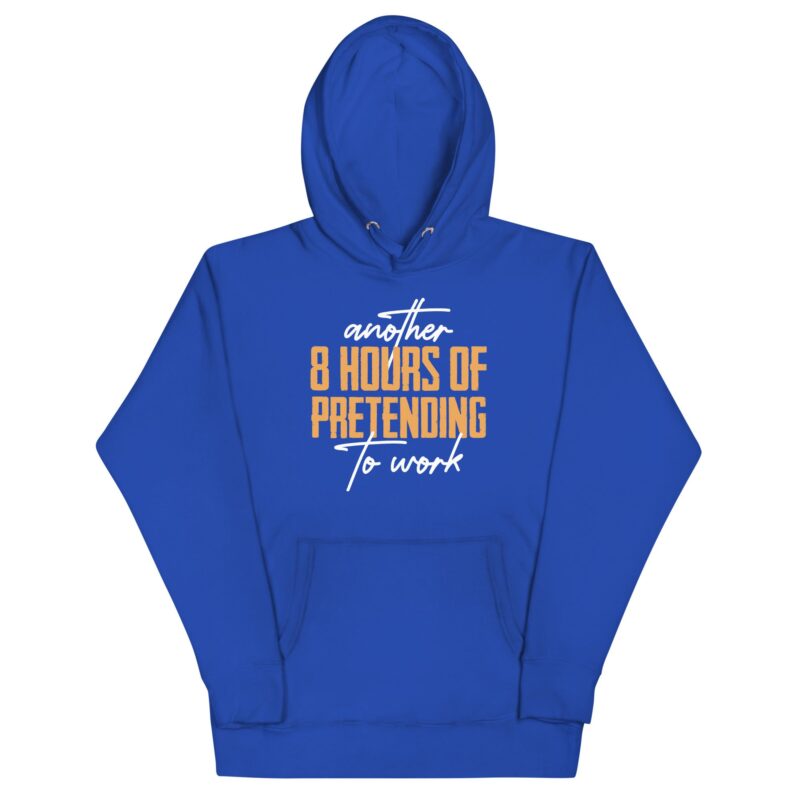 Unisex Hoodie "Pretending to work" - Image 3