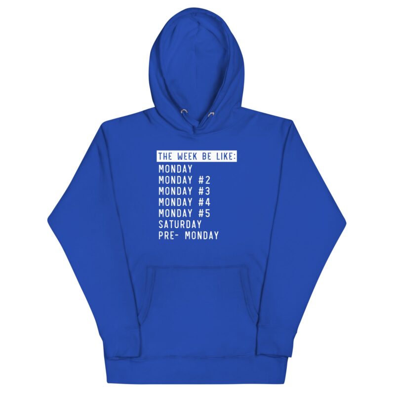 Unisex Hoodie Monday blues - Image 3