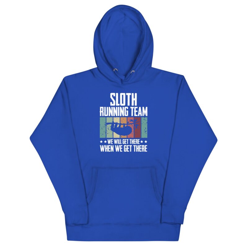 Unisex Hoodie "Sloth running team" - Image 3