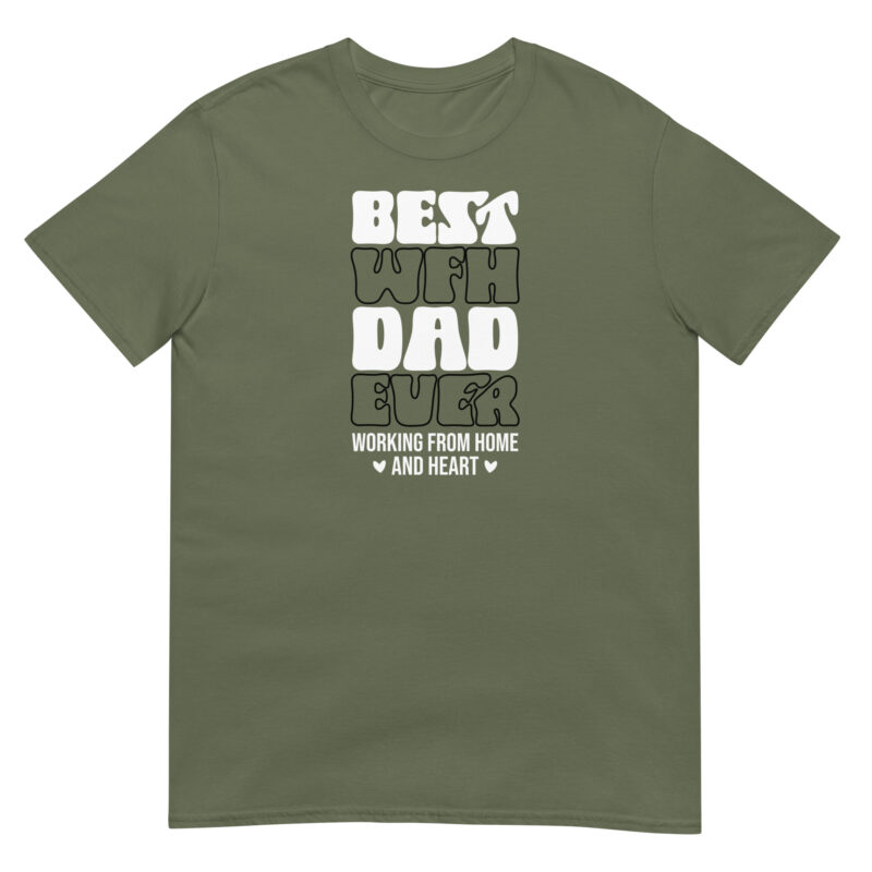 Best working from home dad T-Shirt - Image 3