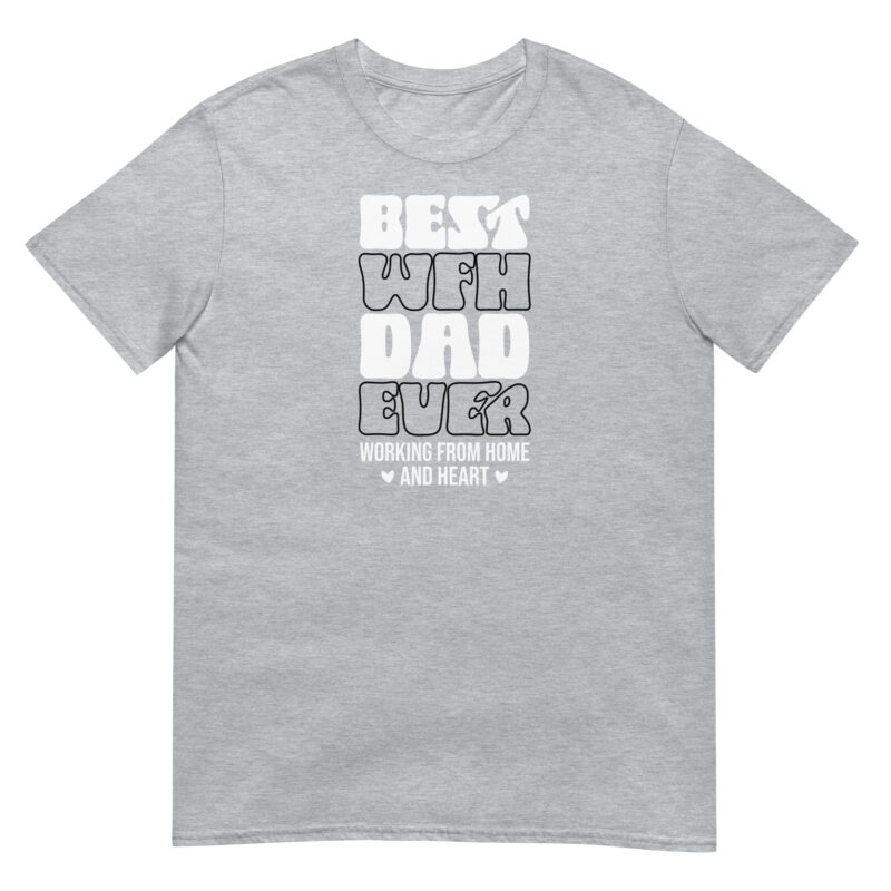 Best working from home dad T-Shirt - Image 4