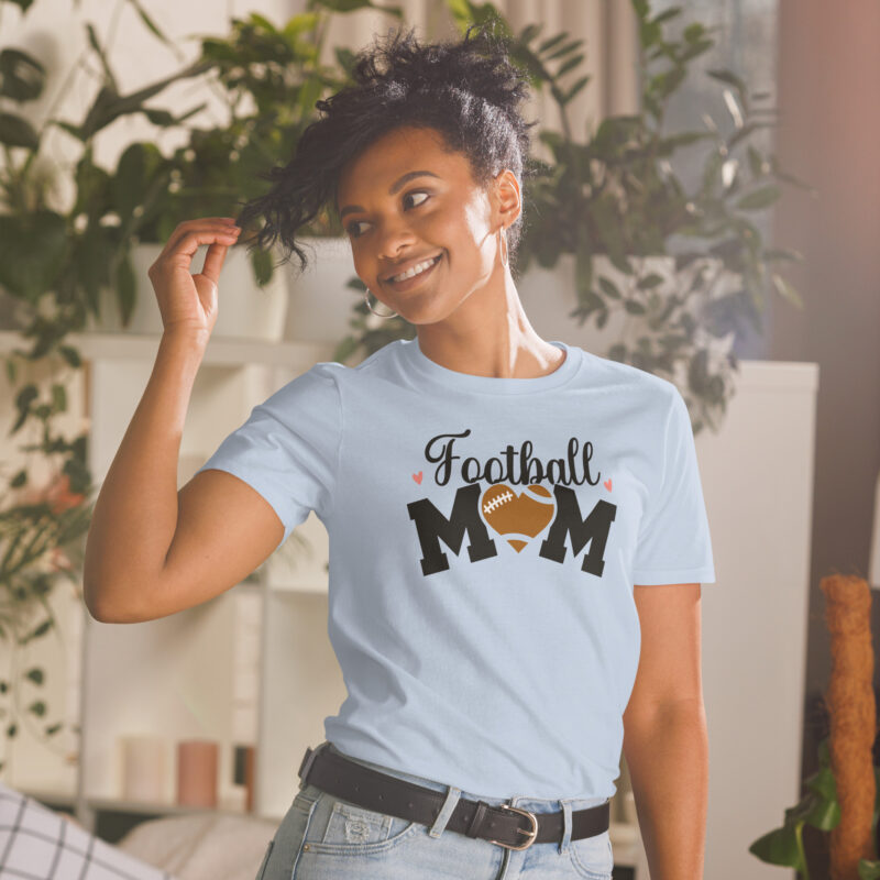 Football Mom Shirt Gift to Mother T-Shirt - Image 3