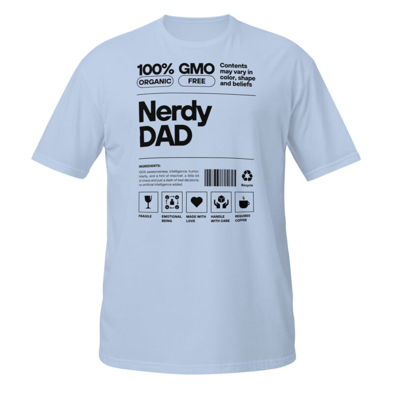 Funny Geek Dad T-Shirt - Image 3