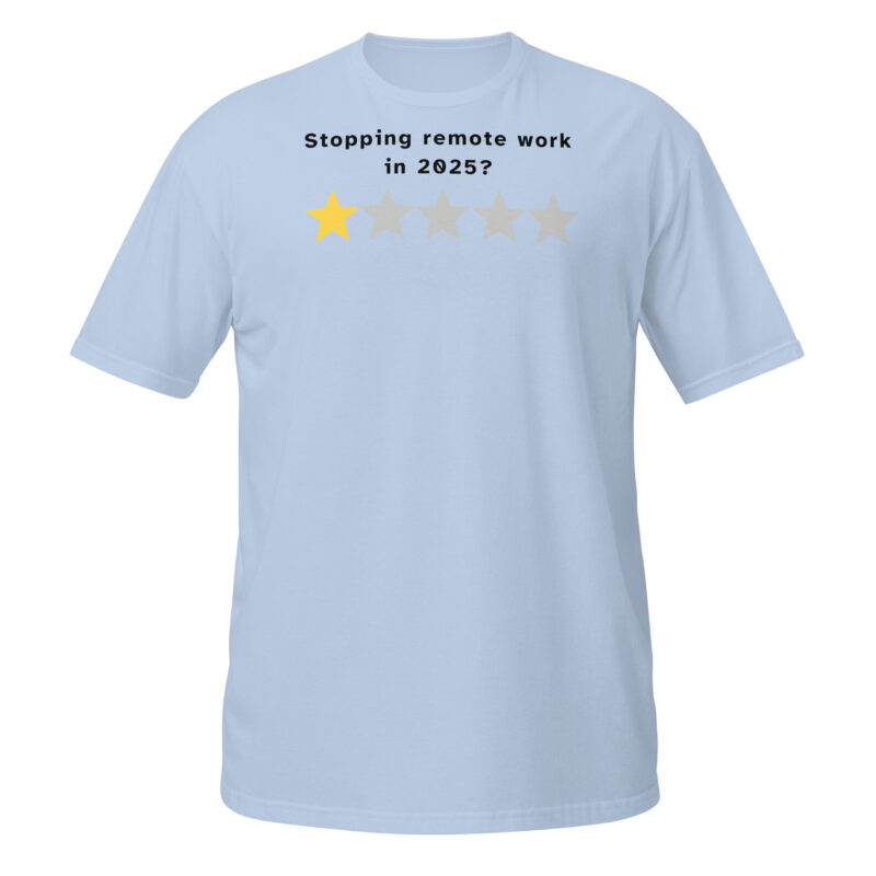 Stopping remote work in 2025? T-Shirt - Image 4