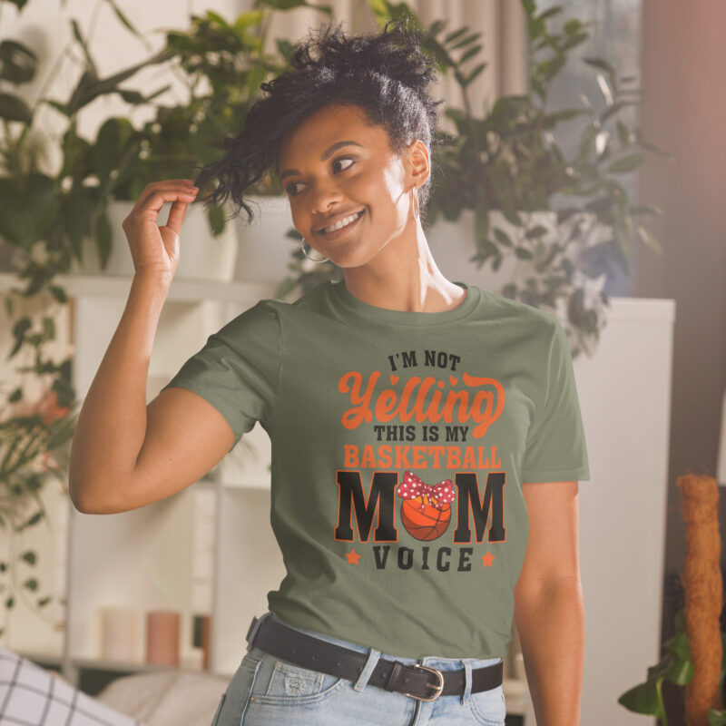 Basketball Mom Shirt Gift to Mother T-Shirt - Image 2