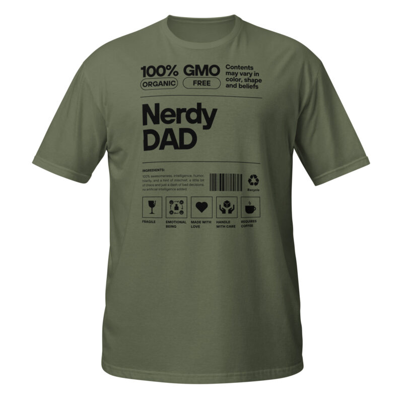 Funny Geek Dad T-Shirt - Image 2