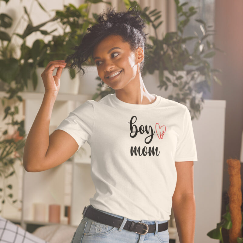 Mom boy Shirt  Gift to Mother T-Shirt