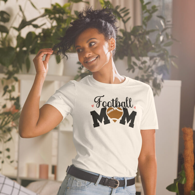 Football Mom Shirt Gift to Mother T-Shirt - Image 5