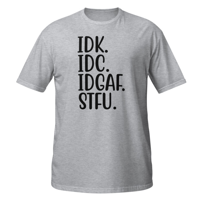 STFU Tee Sarcastic T-Shirt - Image 5