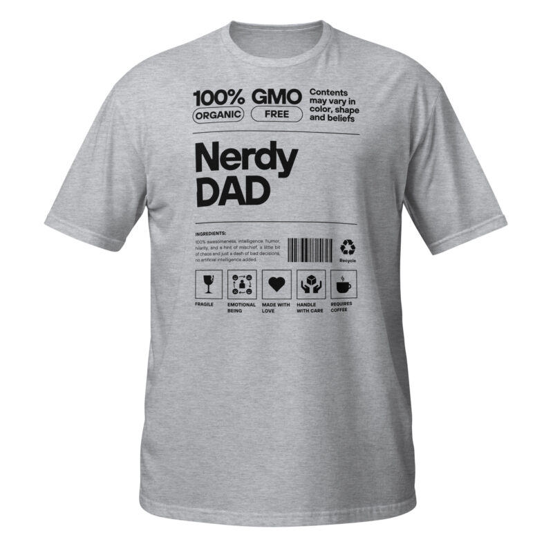 Funny Geek Dad T-Shirt - Image 4