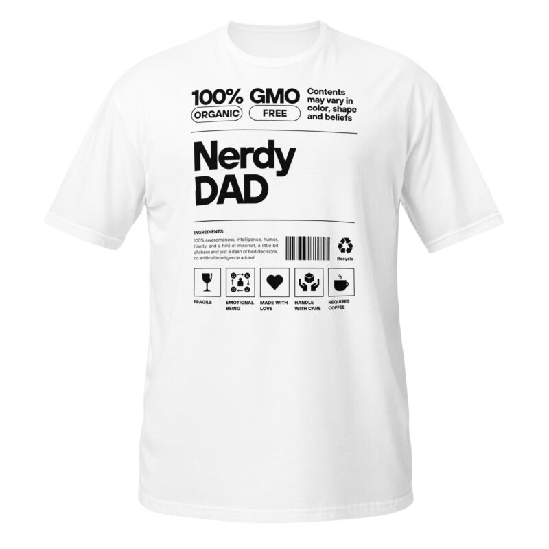 Funny Geek Dad T-Shirt - Image 6